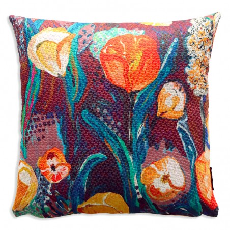 Coussin - GIVERNY marron glacé