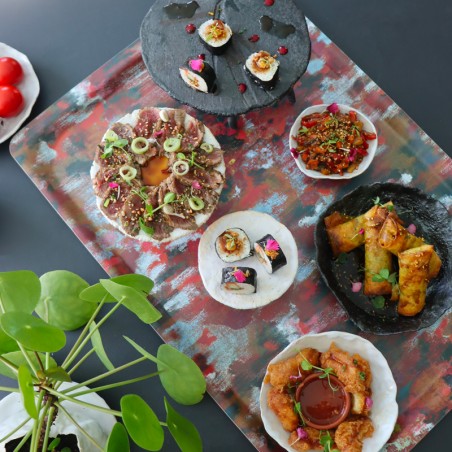 PLATEAUX - FUSION rouge