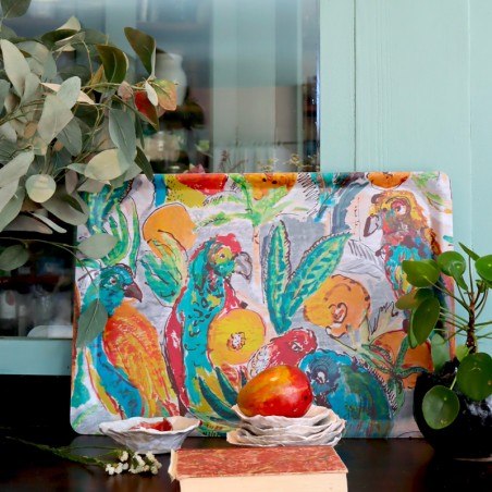 PLATEAUX - PAPAGAI jaune