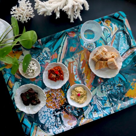 PLATEAUX - TAM TAM bleu