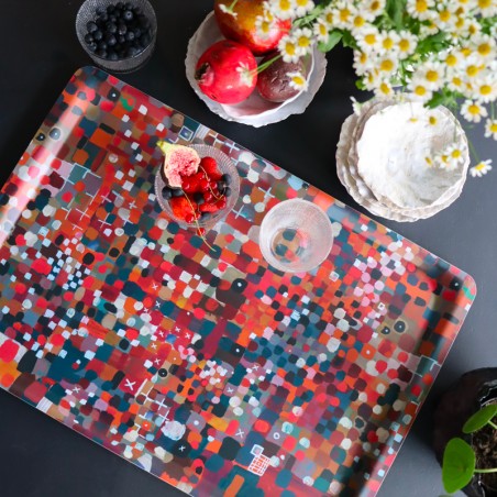 PLATEAUX - CONFETTI orange