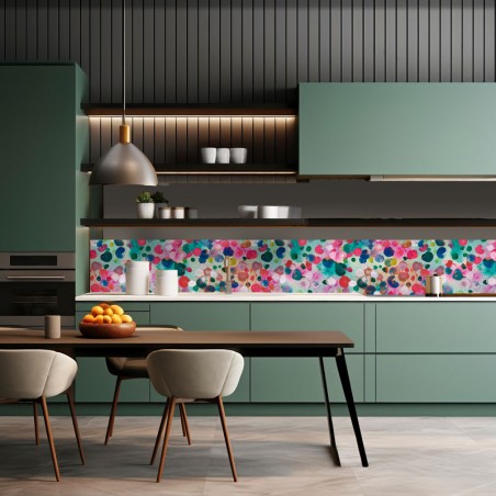 CRÉDENCE - BUBBLES turquoise