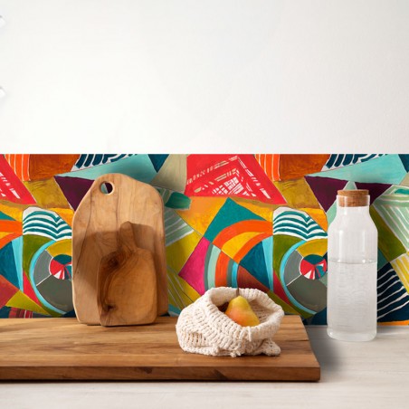 CRÉDENCE - MAKEBA rouge