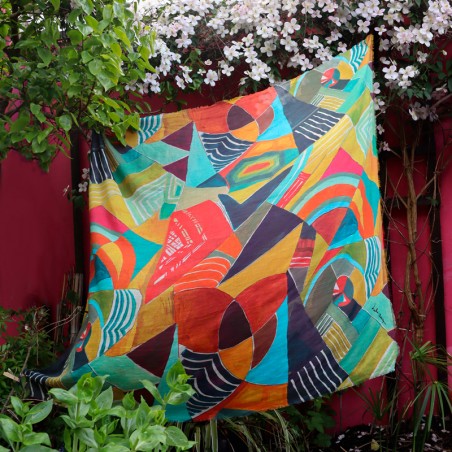 FOULARD - MAKEBA rouge