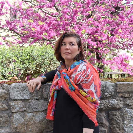 FOULARD - KOHAKU orange