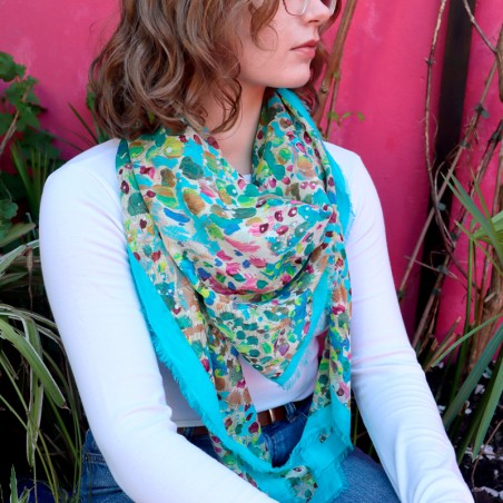 FOULARD - PICOLO cyan