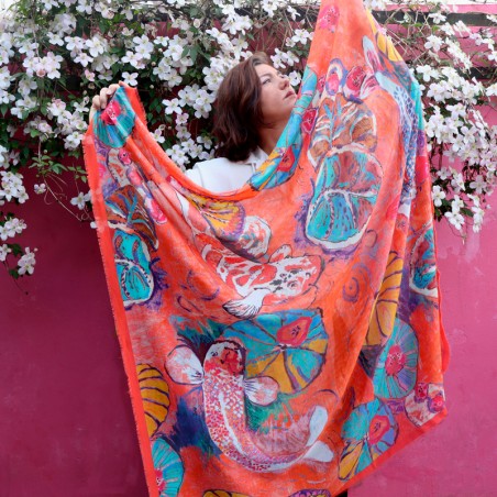 FOULARD - KOHAKU orange
