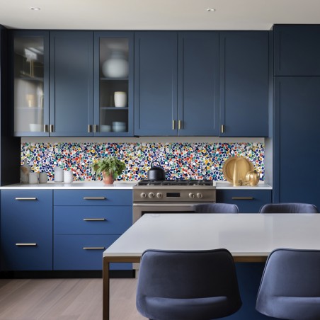 CRÉDENCE - GALUCHAT bleu