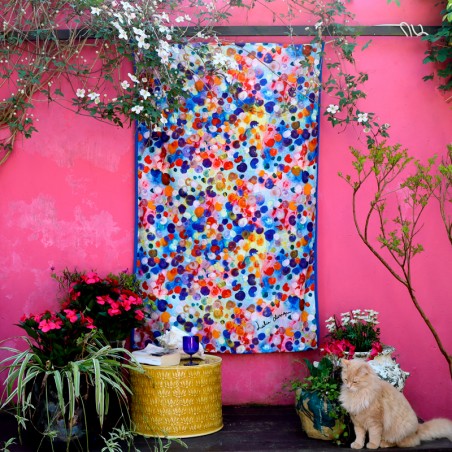 DRAP DE BAIN - BUBBLE orange