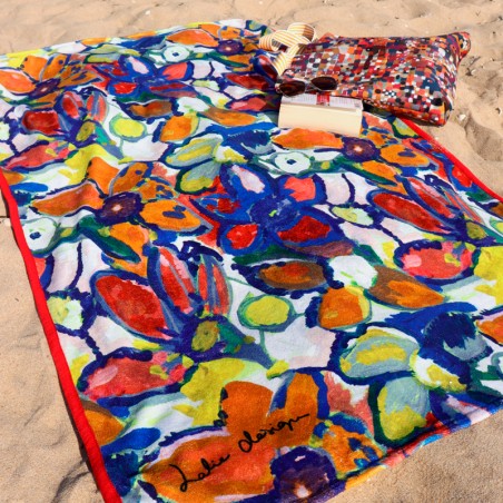 DRAP DE BAIN - LUCETTE bleu