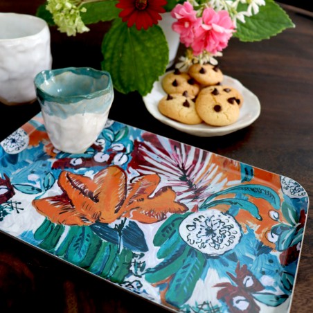 PLATEAUX - ACANTHE orange