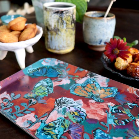 PLATEAUX - LILIE rouge