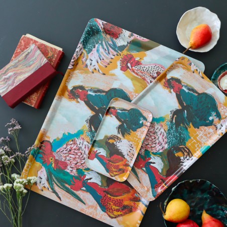 PLATEAUX - COCORICO jaune