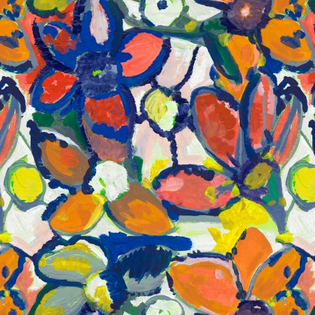 Tissu - LUCETTE bleu