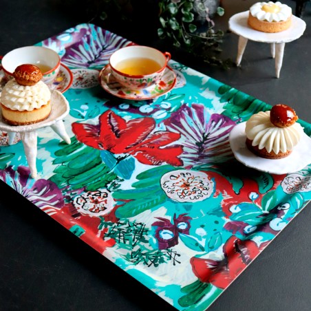 PLATEAUX - ACANTHE rouge