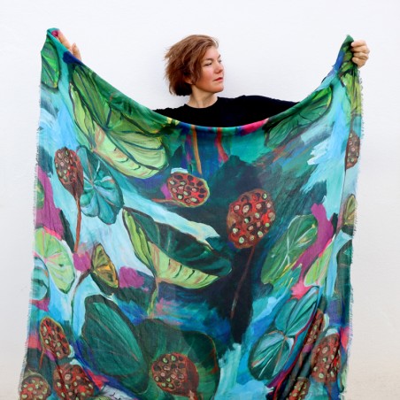 FOULARD - NENUPHAR verde