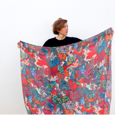 FOULARD - LILLIE rouge