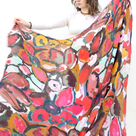 FOULARD - LUCETTE terracotta