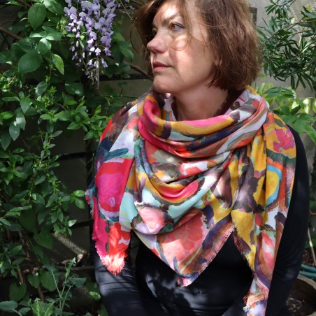 FOULARD - LUCETTE terracotta