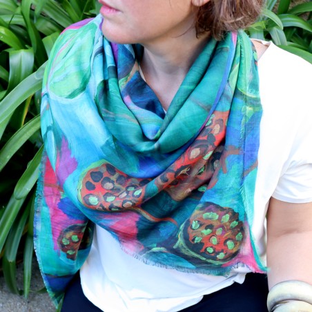 FOULARD - NENUPHAR verde