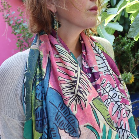 FOULARD - JUNGLE figue