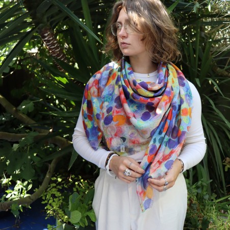 FOULARD - BUBBLE orange