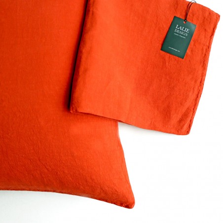 Taie d'oreiller - ORANGE