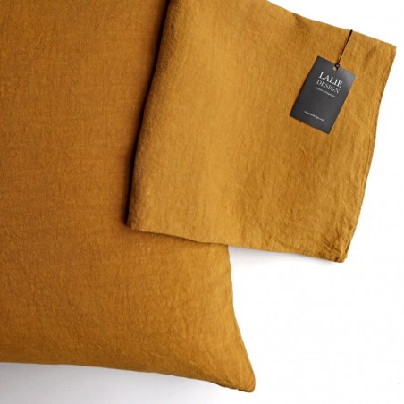 Taie d'oreiller - MOUTARDE