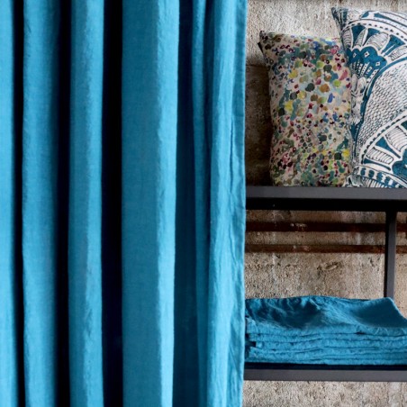 DESSUS DE LIT/RIDEAU canard