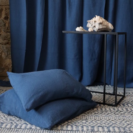 DESSUS DE LIT/RIDEAU bleu...