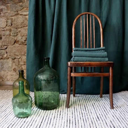 DESSUS DE LIT/RIDEAU vert...