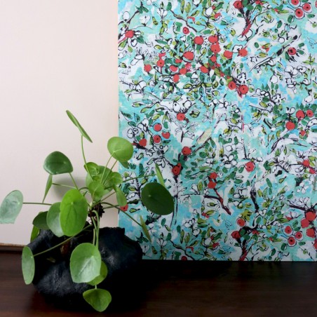 PAPIER PEINT POMME D'API...