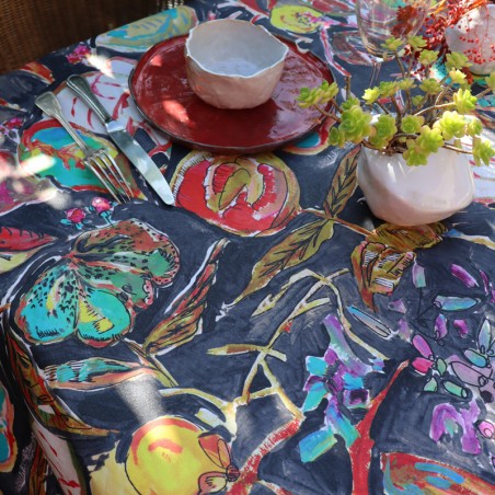 TOILE ENDUITE - SUMA noir