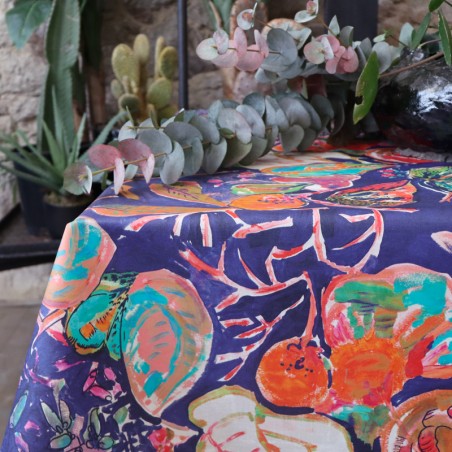 TOILE ENDUITE - SUMA bleu