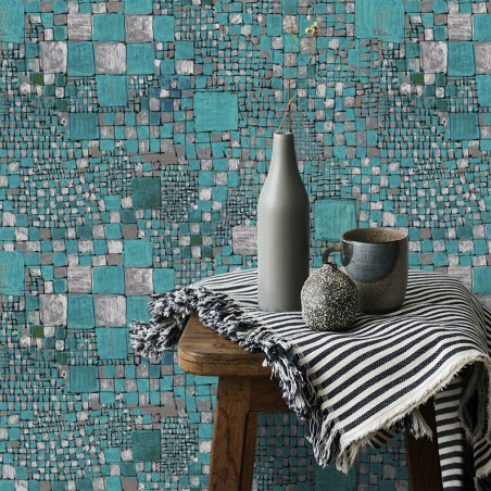 PAPIER PEINT RUBISCUBE CANARD