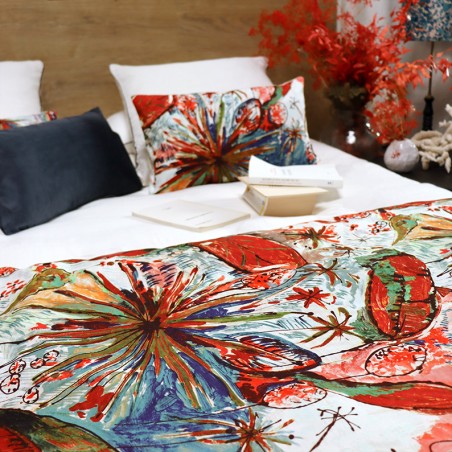 Courtepointe PANAMA carmin