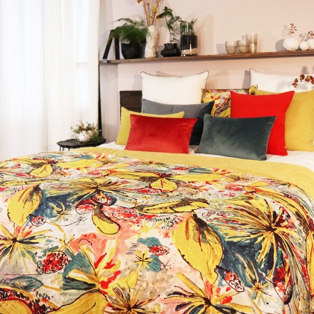 Courtepointe PANAMA anis