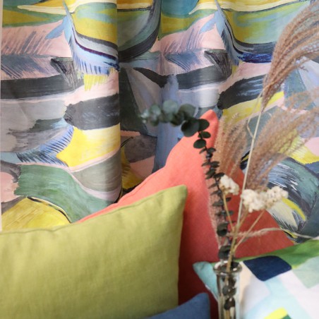 Tissu - BALINAK jaune