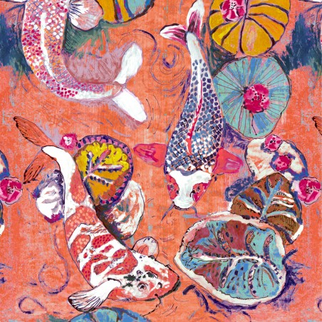 Tissu - KOHAKU orange