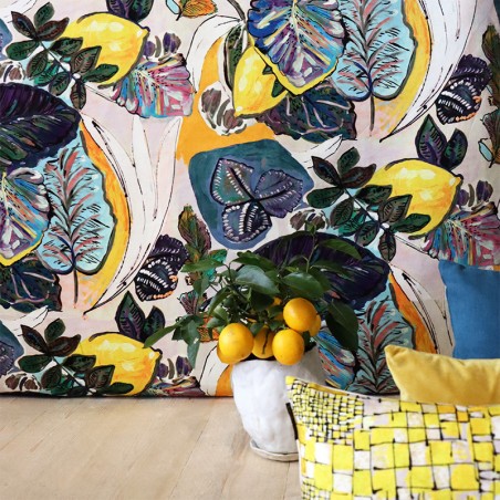 Tissu - PÉPIN figue