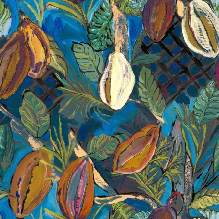 Tissu - TRINIDAD canard