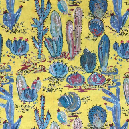 Tissu - CANCUN jaune