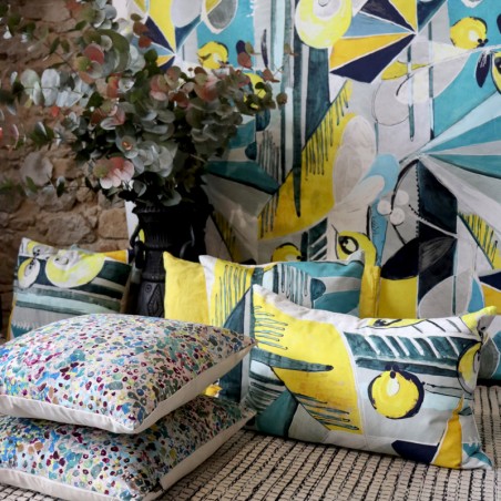 Tissu - SUZANNE citron