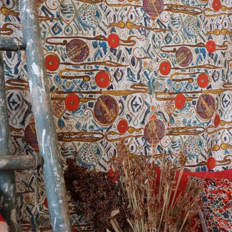 Tissu - ISIS rouge